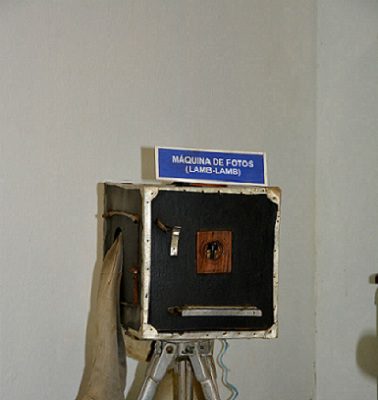 Máquina de fotografia antiga de Canindé, conhecida como Lamb-lamb